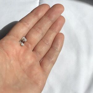 Classic Diamond White Gold Stud Earrings